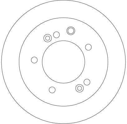 Brake Disc TRW SINGLE DF4395S - image 4