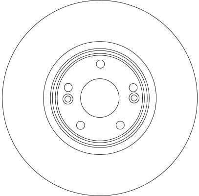 Brake Disc TRW SINGLE DF4259S - image 4