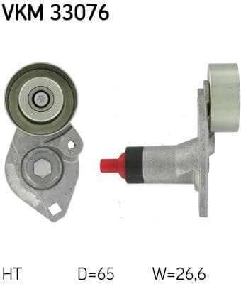 Belt Tensioner, V-ribbed belt VKM 33076 - image 2