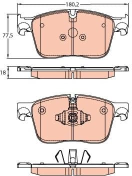 Brake Pad Set, disc brake GDB2145 - image 2