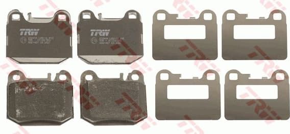 Brake Pad Set, disc brake COTEC GDB1457 - image 4