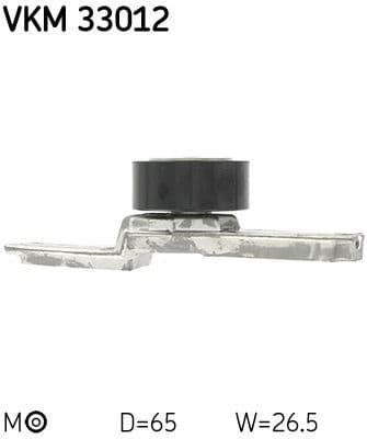 Belt Tensioner, V-ribbed belt VKM 33012 - image 4