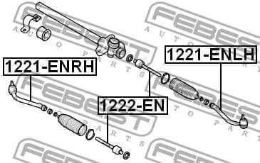 Tie Rod End 1221-ENLH - image 2
