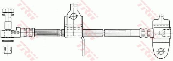 Brake hose front PHD990 - image 4