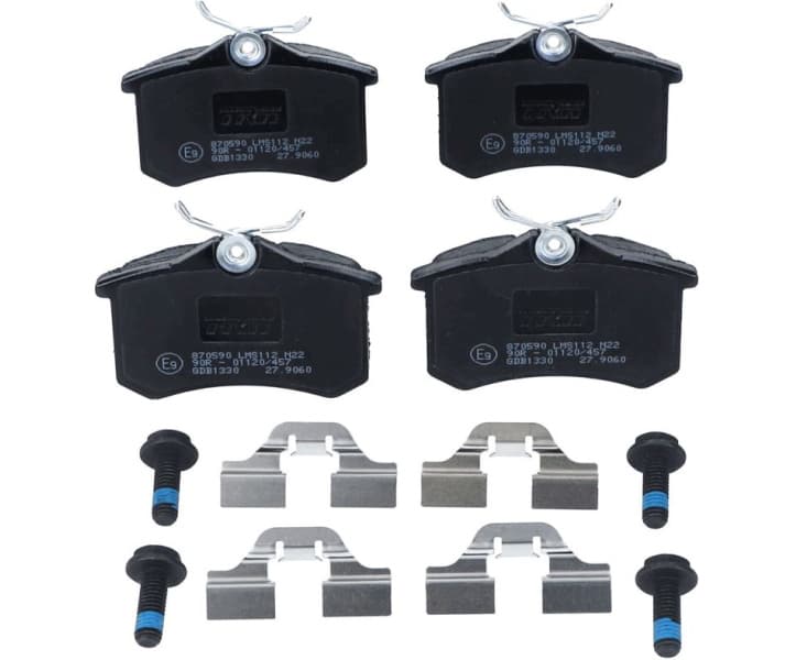 Brake pads rear, Top Quality GDB1330