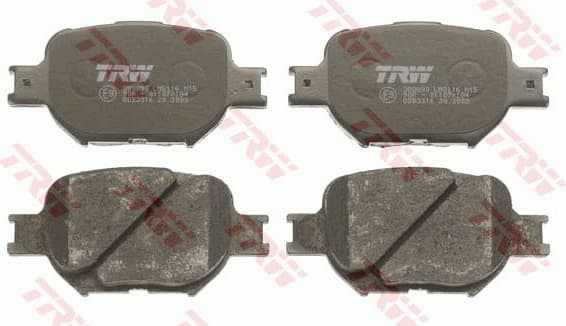 Brake Pad Set, disc brake COTEC GDB3316 - image 4