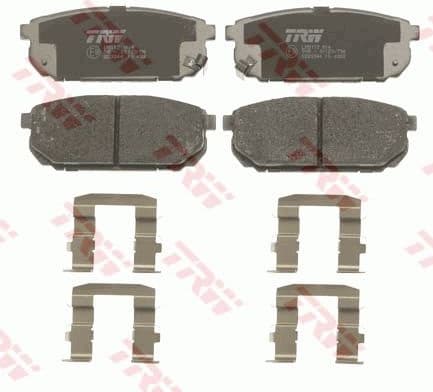 Brake pads rear, Top Quality GDB3344 - image 4