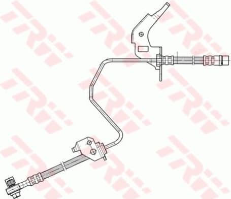 Brake hose rear PHD567 - image 3