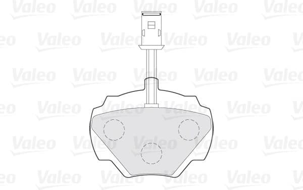 Brake Pad Set, disc brake ESSENTIAL 301497 - image 2