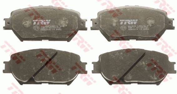 Brake pads front, Top Quality GDB3314 - image 4