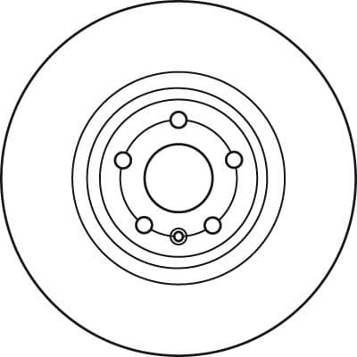 Brake Disc TRW SINGLE DF6041S - image 4