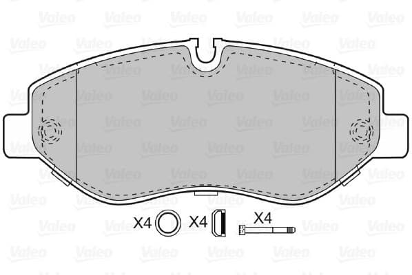 Brake Pad Set, disc brake 598882 - image 2