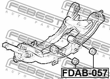 Mounting, control/trailing arm FDAB-057 - image 2