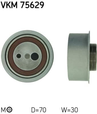 Tensioner Pulley, timing belt VKM 75629 - image 2