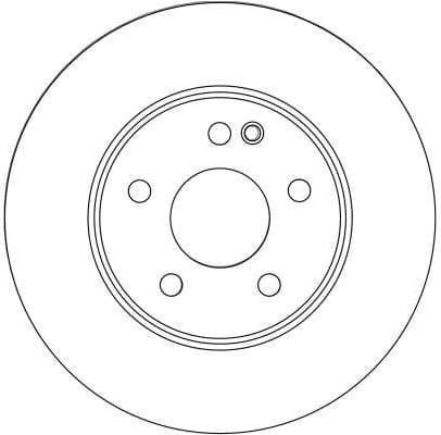 Brake discs kit front (2pcs), Top Quality DF4454 - image 2