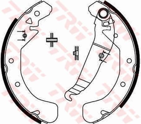 Brake Shoe Set GS8637 - image 2