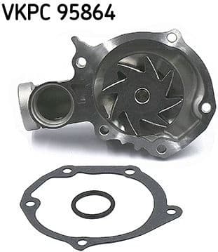 Water Pump, engine cooling VKPC 95864 - image 2