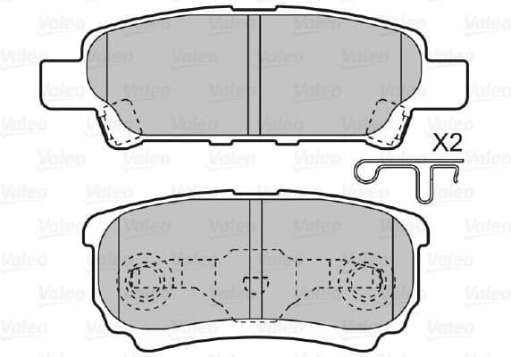 Brake Pad Set, disc brake 598852 - image 2