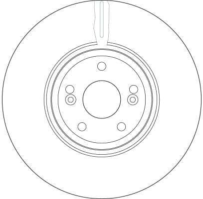 Brake Disc TRW SINGLE DF4231S - image 4