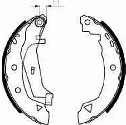 Brake Shoe Set GS8240 - image 3