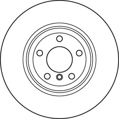 Brake disc, 1pcs REAR, Top Quality DF6070S - image 2