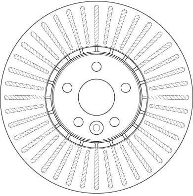 Brake disc, 1pcs FRONT, Top Quality DF6472S - image 2