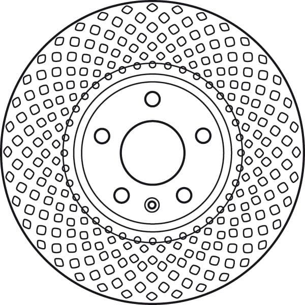 Brake disc, 1pcs FRONT, Top Quality DF6015S - image 2
