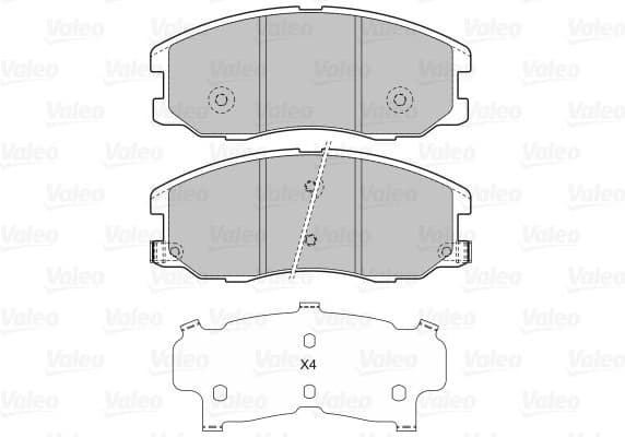 Brake Pad Set, disc brake 598942 - image 2