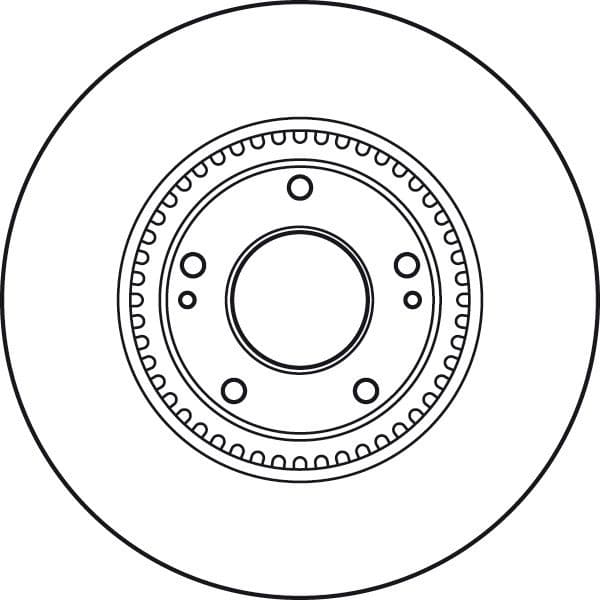Brake Disc TRW SINGLE DF4957S - image 4