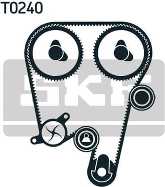 Water Pump & Timing Belt Kit VKMC06605 - image 4