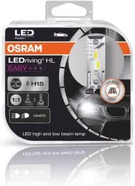 OSRAM lemputės H15-LEDrivig HL EASY 2vnt - 64176DWESY-HCB - image 2