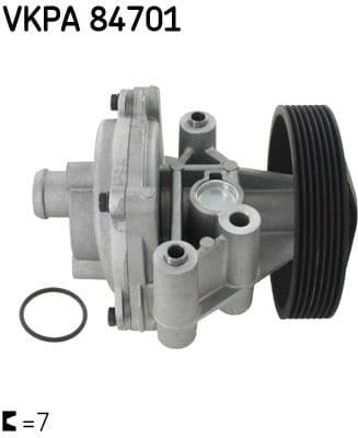 Water Pump, engine cooling VKPA84701 - image 2