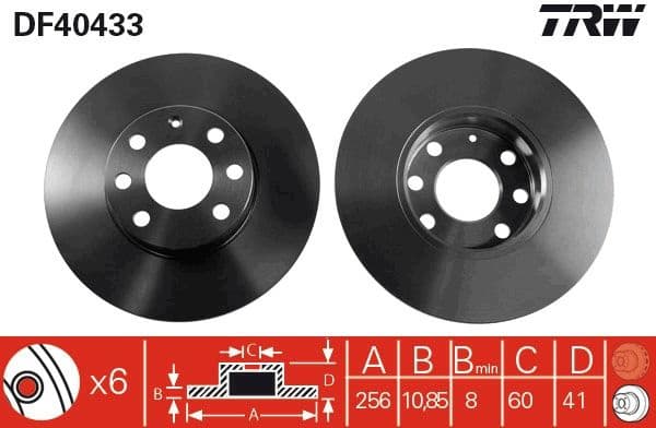 Brake Disc DF4043 - image 3