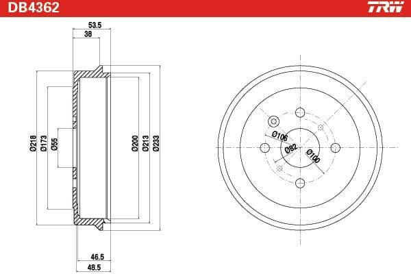 Brake Drum DB4362 - image 4