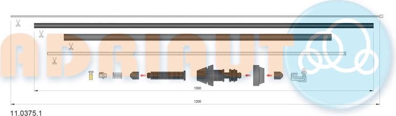 Accelerator Cable 11.0375.1