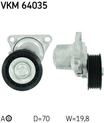 Tensioner belt VKM64035 - image 3