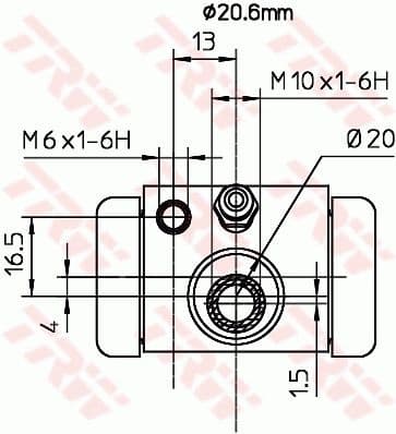 Wheel Brake Cylinder BWF317 - image 4