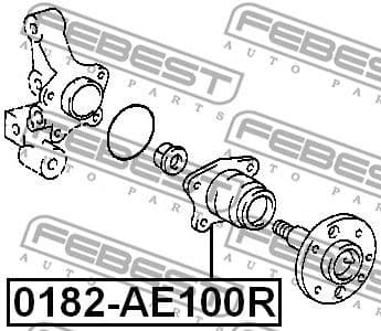 Wheel Hub 0182-AE100R - image 2