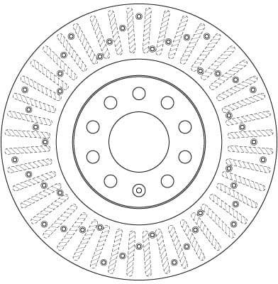 Brake Disc TRW SINGLE DF6189S - image 3