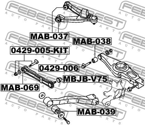 Camber Correction Screw Set 0429-005-KIT - image 2