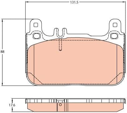 Brake Pad Set, disc brake GDB2118 - image 2