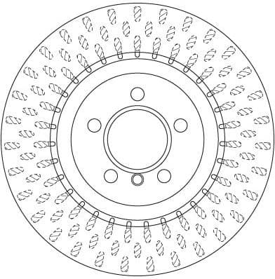 Brake Disc TRW SINGLE DF6506S - image 2