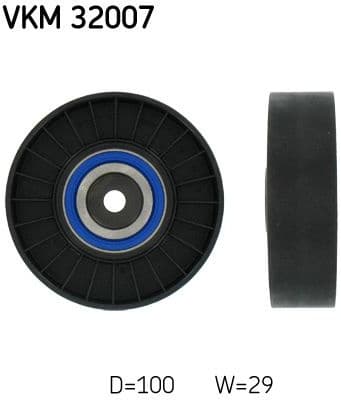 Deflection/Guide Pulley, V-ribbed belt VKM 32007 - image 2