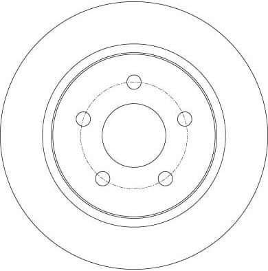 Brake discs kit rear, (2pcs), Top Quality DF6139 - image 2