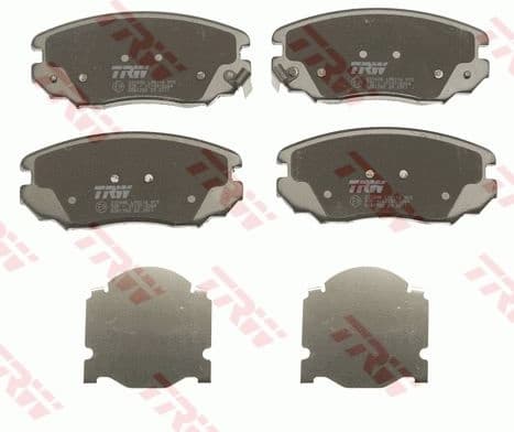 Brake pads front, Top Quality GDB1782 - image 4