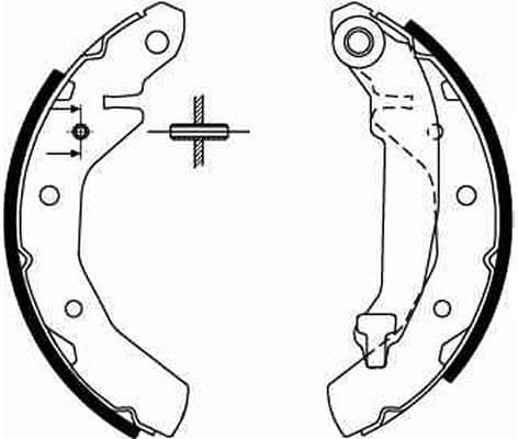 Brake Shoe Set GS8646 - image 3