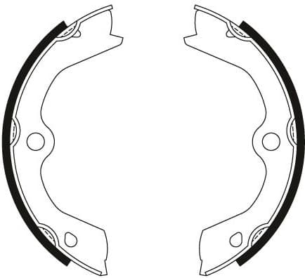 Brake shoes handbrake GS8606 - image 4