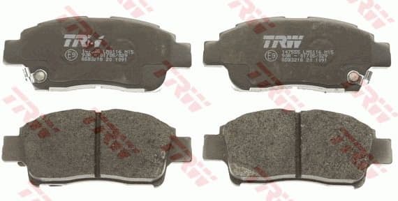 Brake Pad Set, disc brake COTEC GDB3218 - image 4