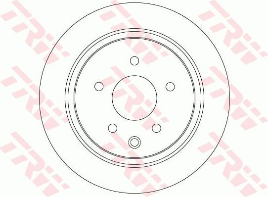 Brake discs kit rear, (2pcs), Top Quality DF7369 - image 2