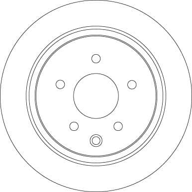Brake discs kit rear, (2pcs), Top Quality DF7369 - image 3
